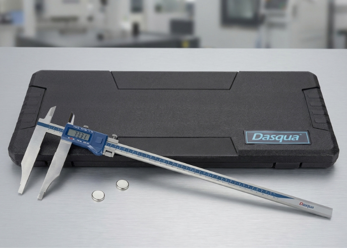  Dasqua 2710-1110 Uzun Çift Çeneli Dijital Kumpas Kutu İçeriği